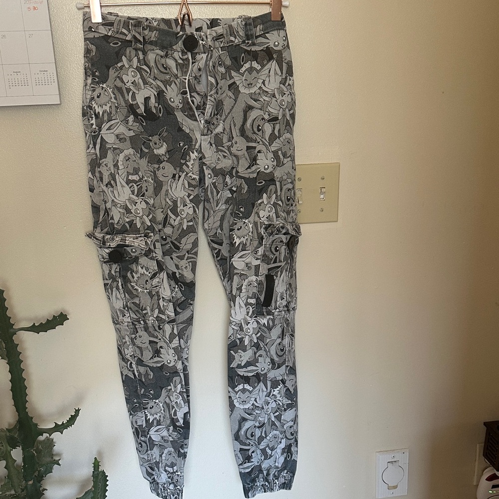 Blackmilk Eeveelution Cargo pants - Size Aus 6